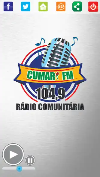 Play Rádio Cumari FM 104,9 GO as an online game Rádio Cumari FM 104,9 GO with UptoPlay