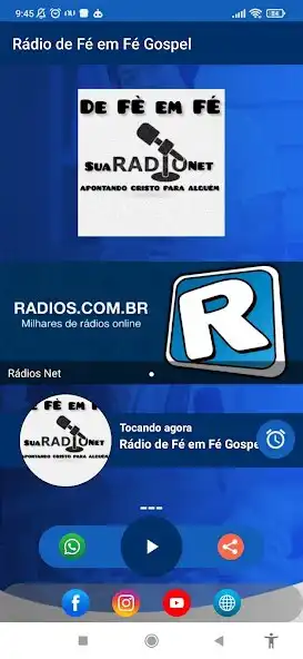 Play Rádio de Fé em Fé Gospel as an online game Rádio de Fé em Fé Gospel with UptoPlay