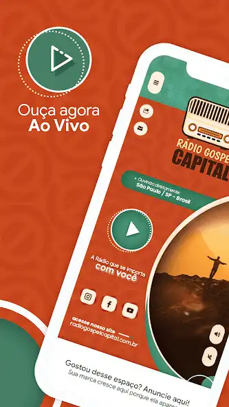 Play Rádio Gospel Capital  and enjoy Rádio Gospel Capital with UptoPlay