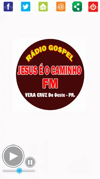 Play Rádio Gospel Jesus é o Caminho  and enjoy Rádio Gospel Jesus é o Caminho with UptoPlay