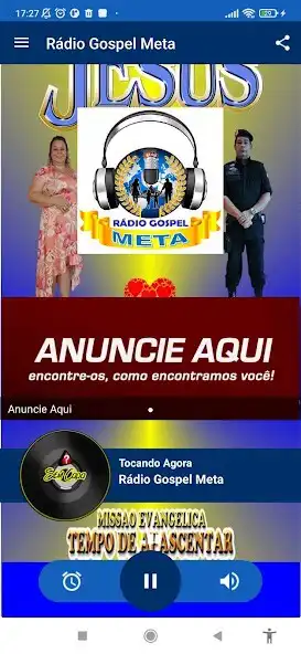 Play Rádio Gospel Meta  and enjoy Rádio Gospel Meta with UptoPlay