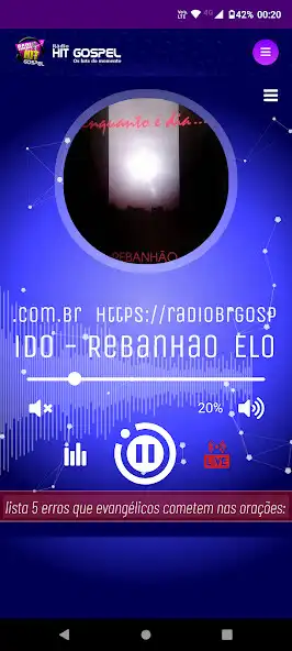Play Rádio Hit Gospel  and enjoy Rádio Hit Gospel with UptoPlay