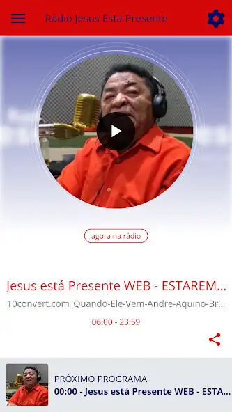 Play Rádio Jesus Está Presente  and enjoy Rádio Jesus Está Presente with UptoPlay