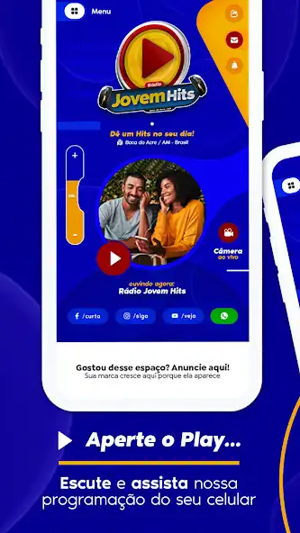 Play Rádio Jovem Hits as an online game Rádio Jovem Hits with UptoPlay