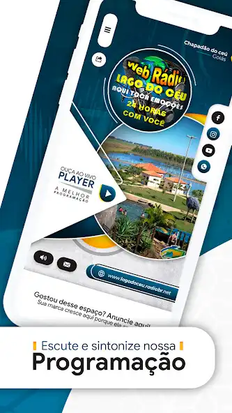 Play Rádio Lago do Céu  and enjoy Rádio Lago do Céu with UptoPlay
