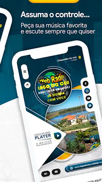 Play Rádio Lago do Céu as an online game Rádio Lago do Céu with UptoPlay