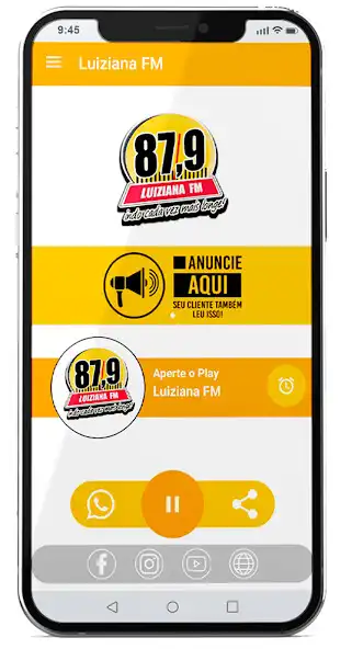 Play Rádio Luiziana FM as an online game Rádio Luiziana FM with UptoPlay
