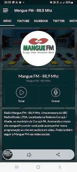 Play Rádio Mangue FM 88,9 Mhz as an online game Rádio Mangue FM 88,9 Mhz with UptoPlay