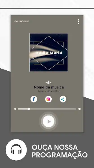 Play Rádio Moriá  and enjoy Rádio Moriá with UptoPlay