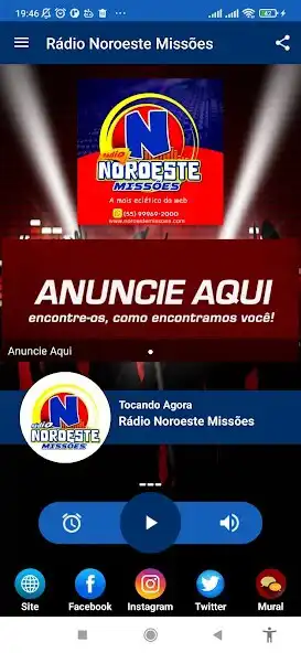 Play Rádio Noroeste Missões  and enjoy Rádio Noroeste Missões with UptoPlay
