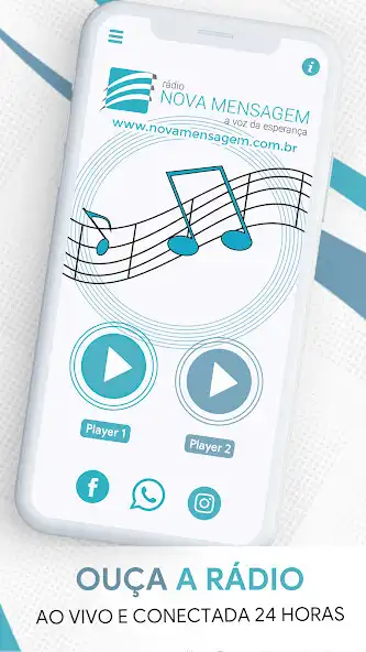 Play Rádio Nova Mensagem  and enjoy Rádio Nova Mensagem with UptoPlay