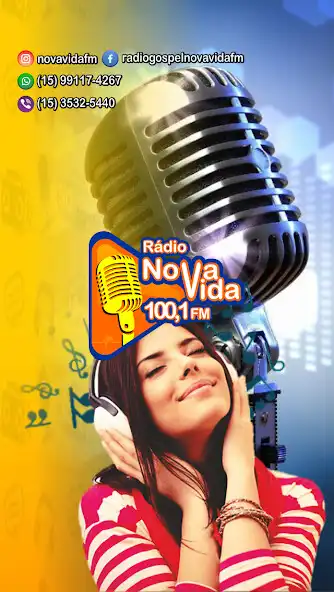 Play Rádio Nova Vida 100,1 FM as an online game Rádio Nova Vida 100,1 FM with UptoPlay