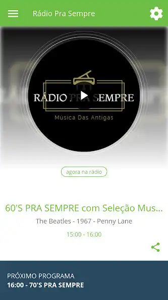 Play Rádio Pra Sempre  and enjoy Rádio Pra Sempre with UptoPlay