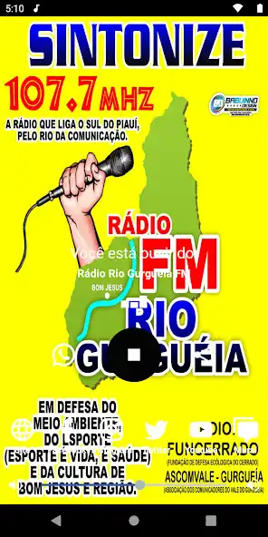 Play Rádio Rio Gurguéia FM  and enjoy Rádio Rio Gurguéia FM with UptoPlay