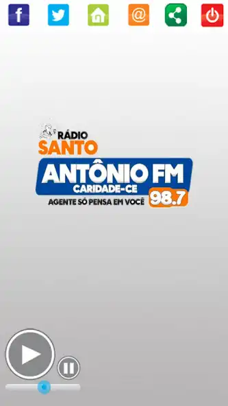 Play Rádio Santo Antônio FM 98.7 as an online game Rádio Santo Antônio FM 98.7 with UptoPlay