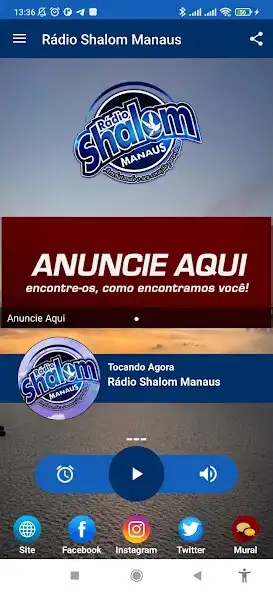 Play Rádio Shalom Manaus  and enjoy Rádio Shalom Manaus with UptoPlay