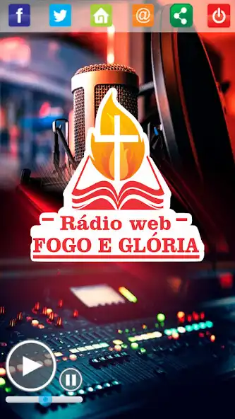 Play RÁDIO WEB FOGO E GLÓRIA as an online game RÁDIO WEB FOGO E GLÓRIA with UptoPlay