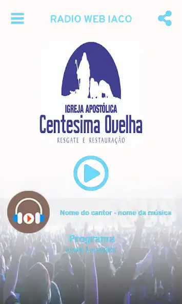 Play RÁDIO WEB IACO as an online game RÁDIO WEB IACO with UptoPlay