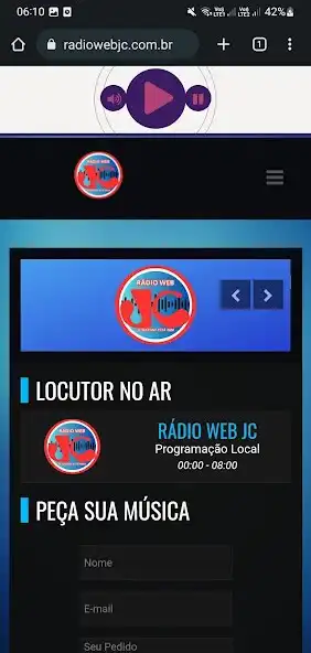 Play Rádio Web JC Oficial as an online game Rádio Web JC Oficial with UptoPlay