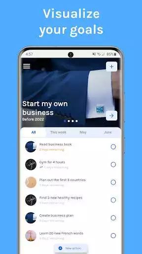 Play Reach: Goal Tracker. Habit, Task  Goal setting  and enjoy Reach: Goal Tracker. Habit, Task  Goal setting with UptoPlay