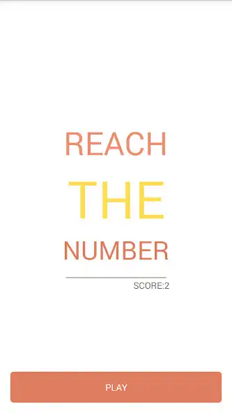 Play Reach The Number as an online game Reach The Number with UptoPlay