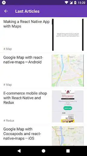Play React Native Articles as an online game React Native Articles with UptoPlay