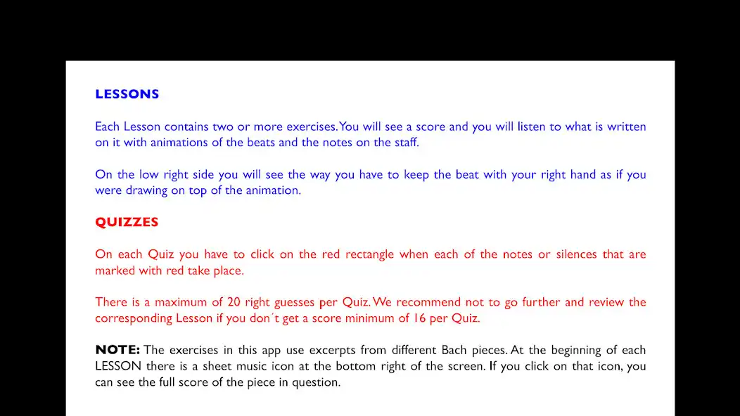 Play Read Bach Sheet Music PRO as an online game Read Bach Sheet Music PRO with UptoPlay