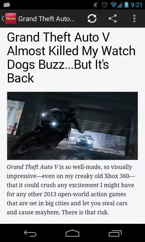 Play Reader for Kotaku