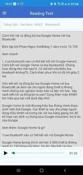 Play Reading Text - Text To Speech  and enjoy Reading Text - Text To Speech with UptoPlay