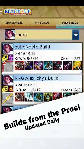 Play Ready Up for League of Legends - Builds & Stats  and enjoy Ready Up for League of Legends - Builds & Stats with UptoPlay