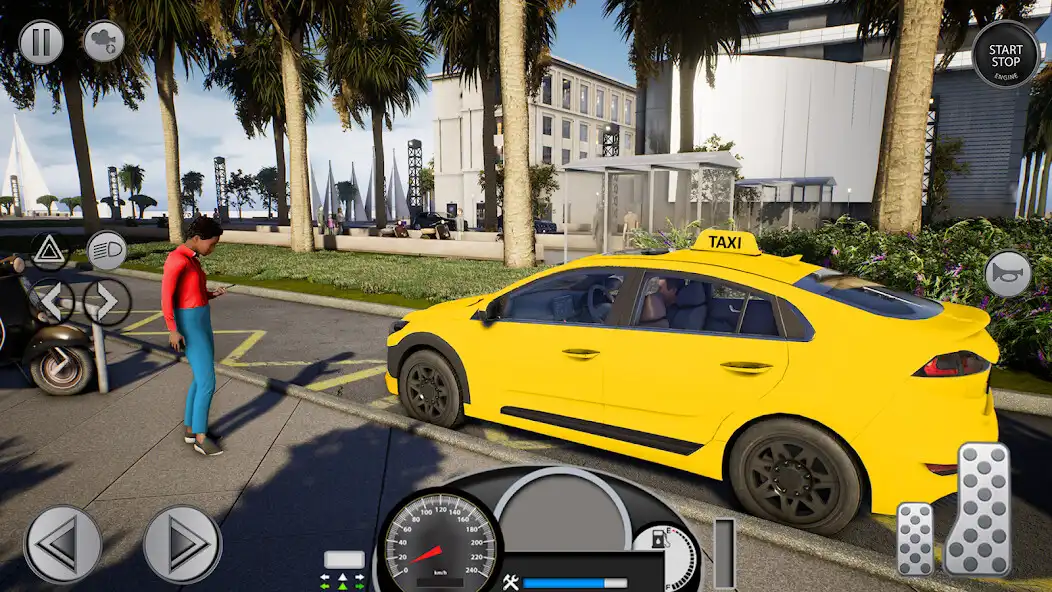 Play Real 3D Taxi Driving Sim Games as an online game Real 3D Taxi Driving Sim Games with UptoPlay