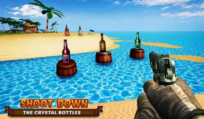 Play Real Action Bottle Shooter Gun Strike Expert Game