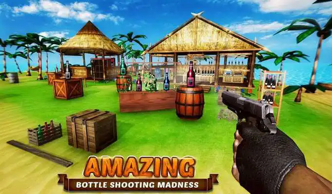 Play Real Action Bottle Shooter Gun Strike Expert Game