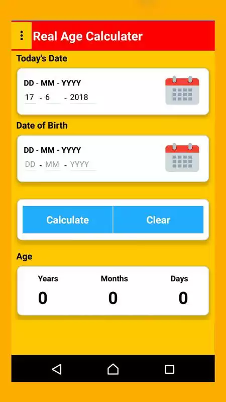Play Real Age Calculator