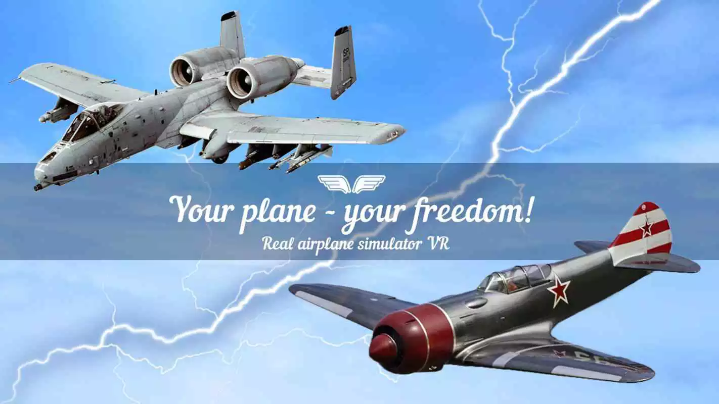 Play Real airplane simulator VR