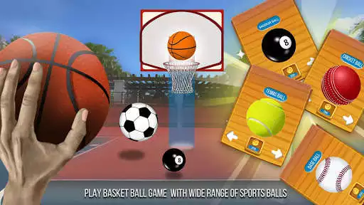 Play Real BasketBall Crush - Augmented Reality as an online game Real BasketBall Crush - Augmented Reality with UptoPlay