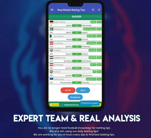 Play Real Bet VIP Correct Score Betting Tips as an online game Real Bet VIP Correct Score Betting Tips with UptoPlay