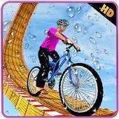 Free play online Real Bicycle Impossible Stunts On Sky Tracks (Unreleased) APK