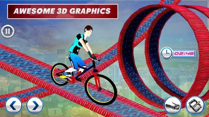 Play Real Bicycle Impossible Stunts On Sky Tracks (Unreleased) Play Real Bicycle Impossible Stunts On Sky Tracks (Unreleased)