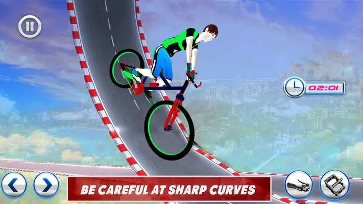 Play Real Bicycle Impossible Stunts On Sky Tracks (Unreleased) Play Real Bicycle Impossible Stunts On Sky Tracks (Unreleased)