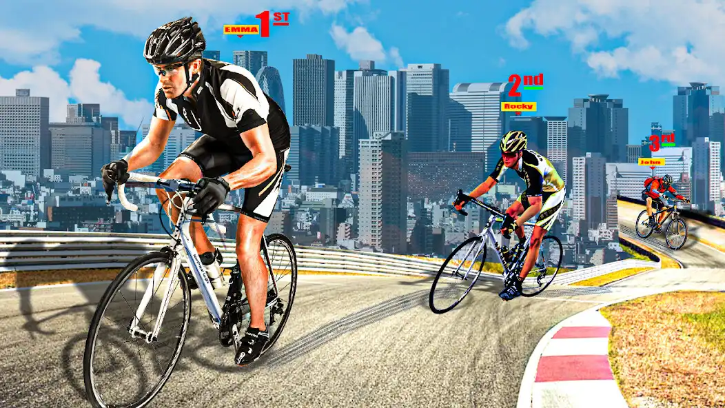 Play Real Bicycle Racing- Race Game as an online game Real Bicycle Racing- Race Game with UptoPlay