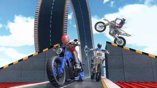 Play Real Bike Stunt: Bike Games 3D  and enjoy Real Bike Stunt: Bike Games 3D with UptoPlay