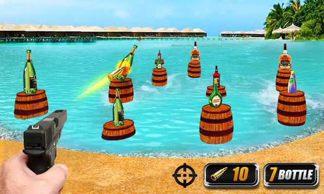 Play Real Bottle Shooting Game Mania