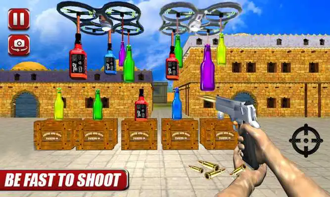 Play Real Bottle Shooting Game Mania