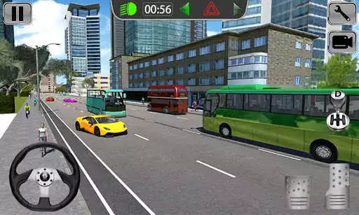 Play Real Bus Driving Game - Free Bus Simulator as an online game Real Bus Driving Game - Free Bus Simulator with UptoPlay