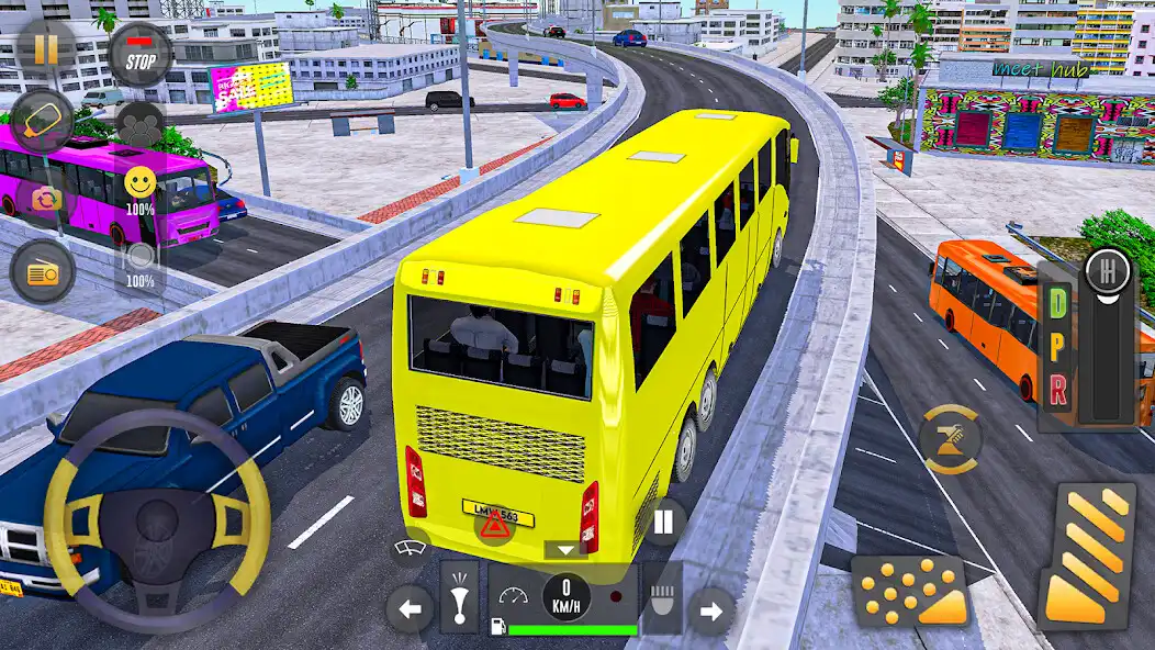 Play Real Bus Simulator 3d Bus Game as an online game Real Bus Simulator 3d Bus Game with UptoPlay