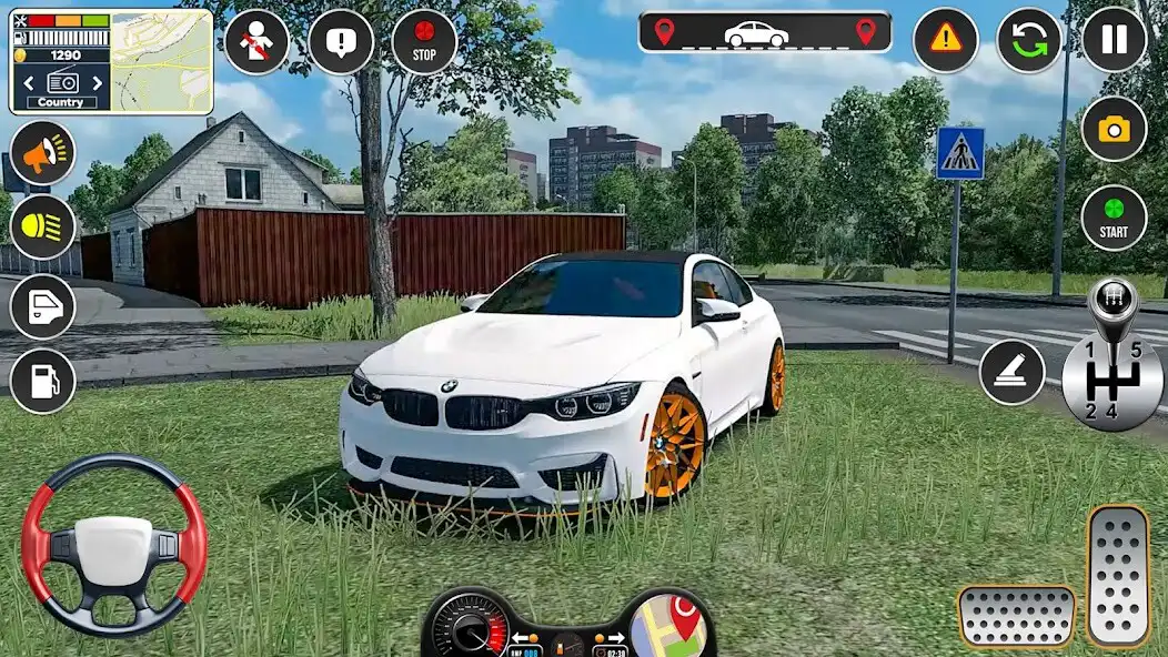 Play Real Car Driving 3D Simulator as an online game Real Car Driving 3D Simulator with UptoPlay