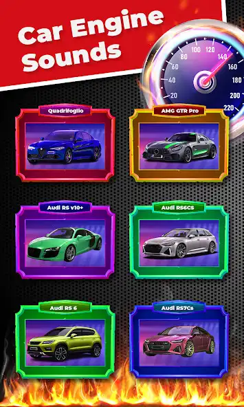 Play Real Car Engine Sounds 2023 as an online game Real Car Engine Sounds 2023 with UptoPlay