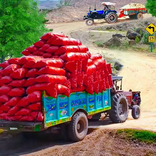 Play Real Cargo Tractor Trolley Farming Simulation Game APK