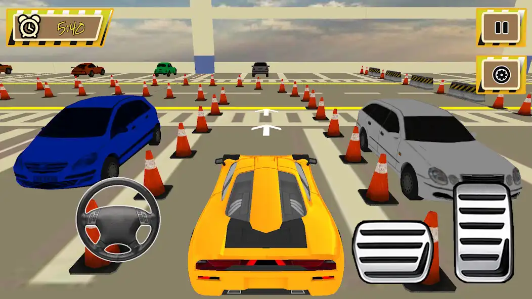 Play Real Car Parking Simulator 3D HD - Crazy Driving as an online game Real Car Parking Simulator 3D HD - Crazy Driving with UptoPlay